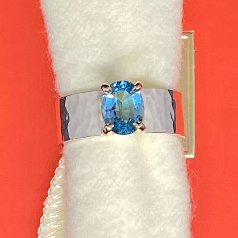 James Avery blue topaz Julietta ring